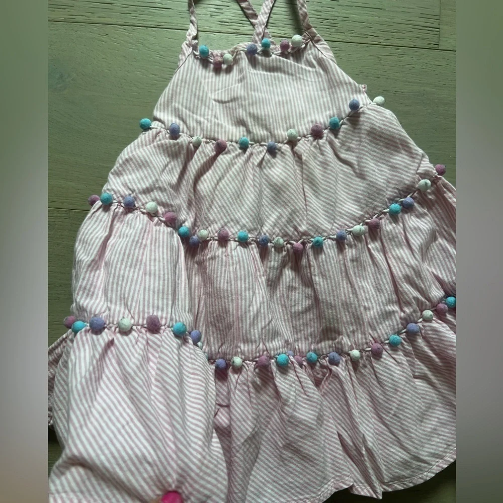 Tommy Bahama Pink Striped dress 3T